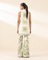 Unstitched Women's Off White Textured Lawn Shirt Trousers